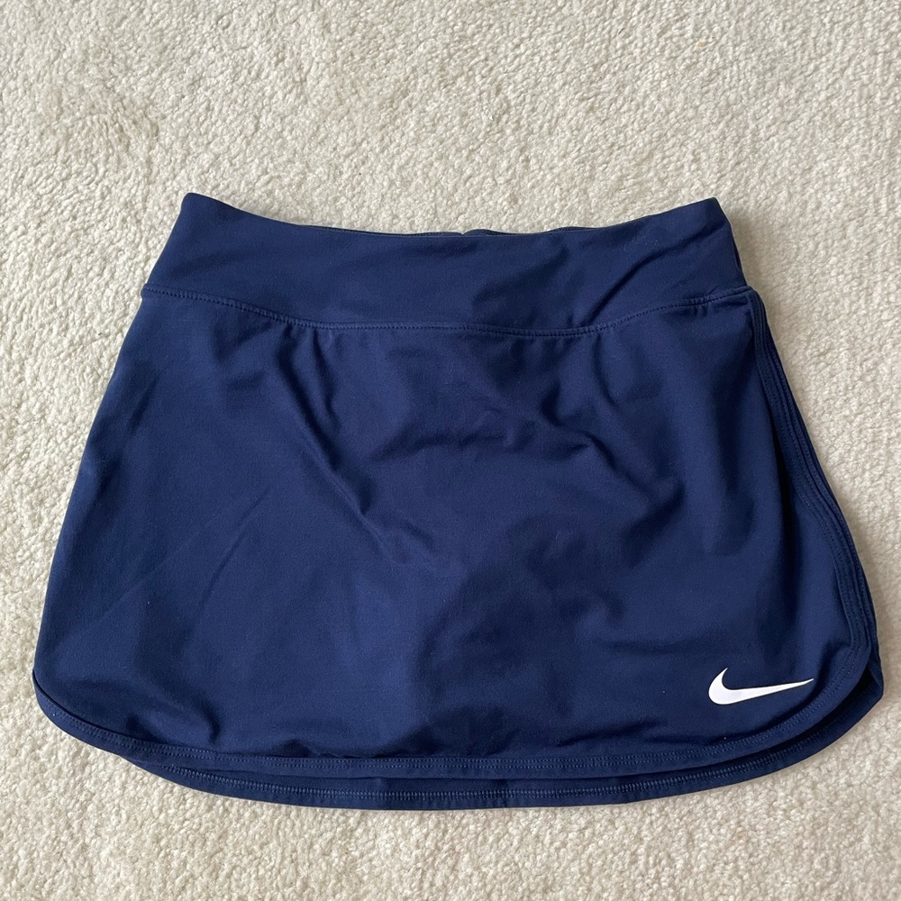 Nike navy blue women’s tennis skirt worn twice.